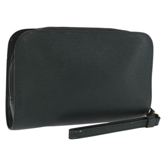 LOUIS VUITTON Taiga Baikal Clutch Bag Epicea M30184 LV Auth 169738