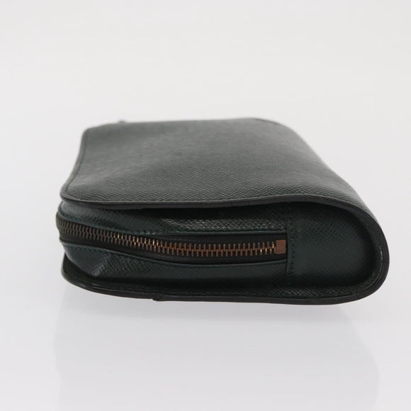 LOUIS VUITTON Taiga Baikal Clutch Bag Epicea M30184 LV Auth 169738