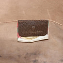 GUCCI GG Supreme Web Sherry Line Clutch Bag PVC Beige 89 01 031 Auth 169742-12
