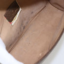GUCCI GG Supreme Web Sherry Line Clutch Bag PVC Beige 89 01 031 Auth 169742-13