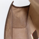 GUCCI GG Supreme Web Sherry Line Clutch Bag PVC Beige 89 01 031 Auth 169742-15