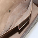 GUCCI GG Supreme Web Sherry Line Clutch Bag PVC Beige 89 01 031 Auth 169742-16