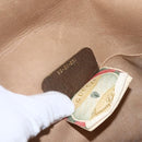 GUCCI GG Supreme Web Sherry Line Clutch Bag PVC Beige 89 01 031 Auth 169742-17