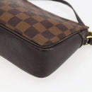 LOUIS VUITTON Damier Ebene Trousse makeup Pouch N51982 LV Auth 169744-15
