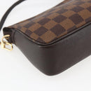 LOUIS VUITTON Damier Ebene Trousse makeup Pouch N51982 LV Auth 169744-16
