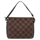 LOUIS VUITTON Damier Ebene Trousse makeup Pouch N51982 LV Auth 169744-13