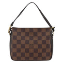 LOUIS VUITTON Damier Ebene Trousse makeup Pouch N51982 LV Auth 169744-2