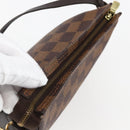 LOUIS VUITTON Damier Ebene Trousse makeup Pouch N51982 LV Auth 169744-6