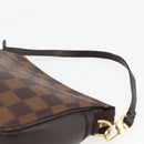 LOUIS VUITTON Damier Ebene Trousse makeup Pouch N51982 LV Auth 169744-8