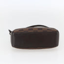 LOUIS VUITTON Damier Ebene Trousse makeup Pouch N51982 LV Auth 169744-5
