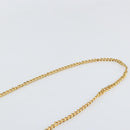 Christian Dior Trotter Canvas Chain Shoulder Bag Red Gold Auth 169751V-8