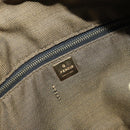 FENDI Zucca Canvas Vanity Hand Bag Black Brown Auth 169752-17