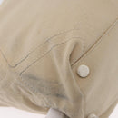 CHANEL Tote Bag No5 Canvas Beige Silver CC Auth 169753-11