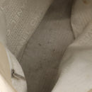CHANEL Tote Bag No5 Canvas Beige Silver CC Auth 169753-19