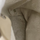 CHANEL Tote Bag No5 Canvas Beige Silver CC Auth 169753-23