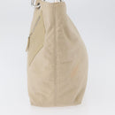 CHANEL Tote Bag No5 Canvas Beige Silver CC Auth 169753-5