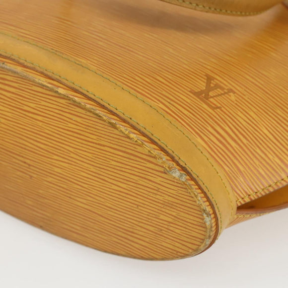 LOUIS VUITTON Epi Saint Jacques Hand Bag Yellow M52279 LV Auth 169774