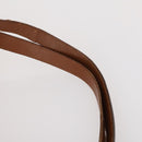 GUCCI Bamboo Backpack Leather Brown Gold Auth 169775-10