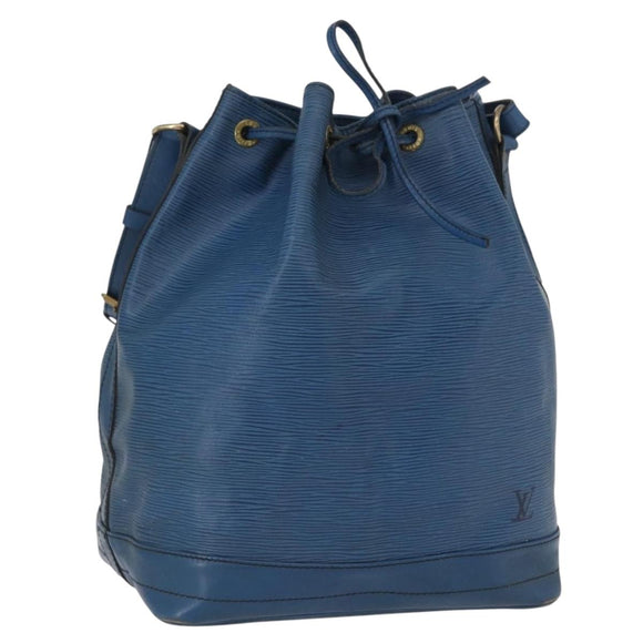 LOUIS VUITTON Epi Noe Schoudertas Toledo Blue M44005 LV Auth 169778