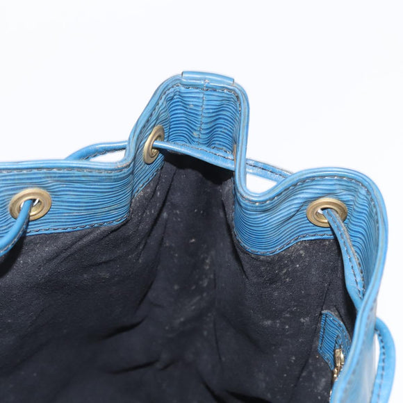 LOUIS VUITTON Epi Noe Schoudertas Toledo Blue M44005 LV Auth 169778