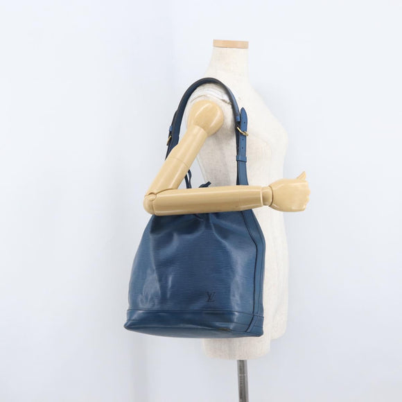 LOUIS VUITTON Epi Noe Schoudertas Toledo Blue M44005 LV Auth 169778