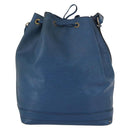 LOUIS VUITTON Epi Noe Schoudertas Toledo Blue M44005 LV Auth 169778-3