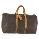 LOUIS VUITTON Monogram Keepall Bandouliere 50 Boston Bag M41416 LV Auth 169785-1