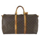 LOUIS VUITTON Monogram Keepall Bandouliere 50 Boston Bag M41416 LV Auth 169785-2