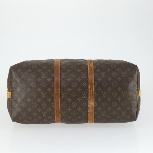 LOUIS VUITTON Monogram Keepall Bandouliere 50 Boston Bag M41416 LV Auth 169785
