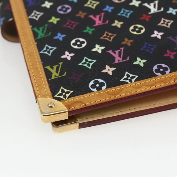 LOUIS VUITTON Multicolor Agenda GM Day Planner Cover Black R20893 Auth 169786SAV