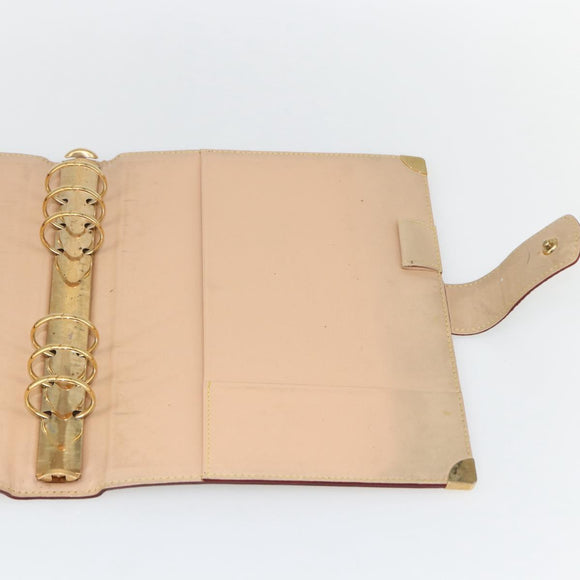 LOUIS VUITTON Multicolor Agenda GM Day Planner Cover Black R20893 Auth 169786SAV
