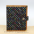 LOUIS VUITTON Multicolor Agenda GM Day Planner Cover Black R20893 Auth 169786SAV-12