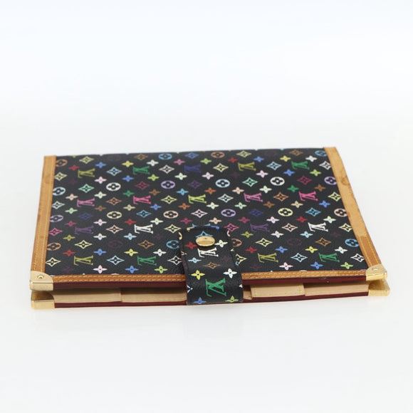 LOUIS VUITTON Multicolor Agenda GM Day Planner Cover Black R20893 Auth 169786SAV