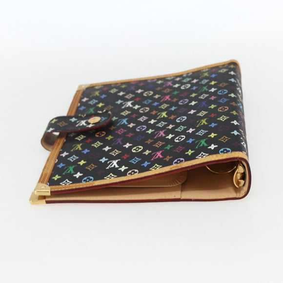 LOUIS VUITTON Multicolor Agenda GM Day Planner Cover Black R20893 Auth 169786SAV