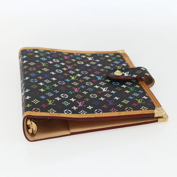 LOUIS VUITTON Multicolor Agenda GM Day Planner Cover Black R20893 Auth 169786SAV