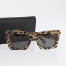 CELINE Sunglasses plastic Brown Auth 169788V-12