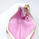 LOUIS VUITTON Multicolor Pochette Cles NM Coin Purse White M93734 Auth 169790V-17