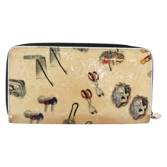 LOUIS VUITTON Monogram Vernis Nicolas Ghesquire Zippy Wallet M50370 Auth 169792