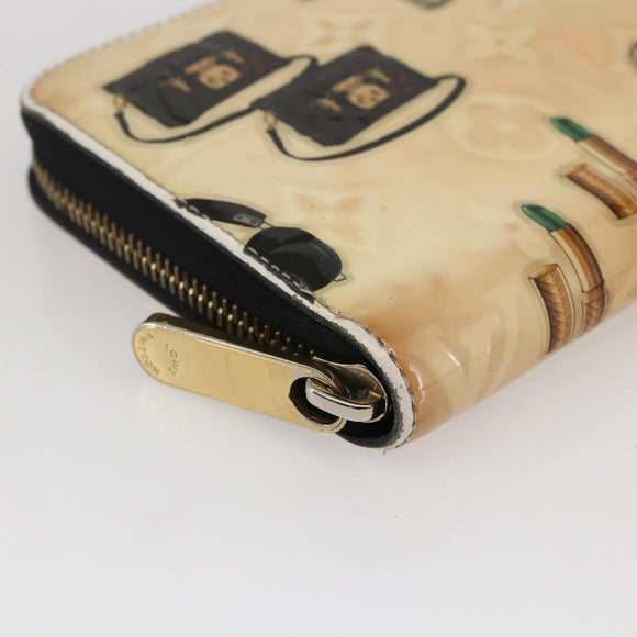 LOUIS VUITTON Monogram Vernis Nicolas Ghesquire Zippy Wallet M50370 Auth 169792