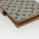 LOUIS VUITTON Monogram Mini Agenda PM Day Planner Cover Blue R20910 Auth 169793-11