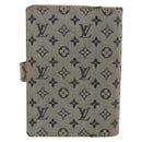 LOUIS VUITTON Monogram Mini Agenda PM Day Planner Cover Blue R20910 Auth 169793-3