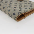LOUIS VUITTON Monogram Mini Agenda PM Day Planner Cover Blue R20910 Auth 169793-9