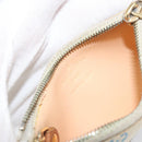 LOUIS VUITTON Monogram Multicolor Pochette Cles Purse White M92655 Auth 169794-14