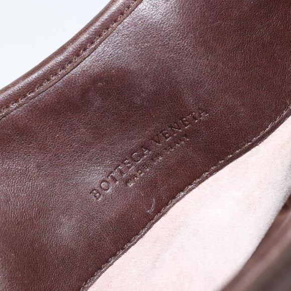 BOTTEGA VENETA Kettenhandtasche Canvas Outlet Rosa Gold 169980 Auth 169795V