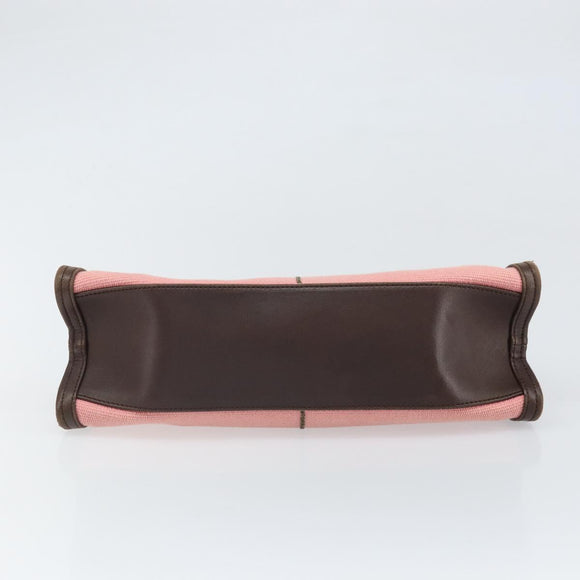 BOTTEGA VENETA Kettenhandtasche Canvas Outlet Rosa Gold 169980 Auth 169795V