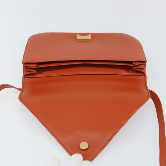 BOTTEGA VENETA Ketten-Schultertasche Leder 2-Wege Braun Gold Original 169800V