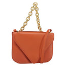 BOTTEGA VENETA Ketten-Schultertasche Leder 2-Wege Braun Gold Original 169800V-1