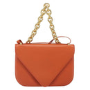 BOTTEGA VENETA Ketten-Schultertasche Leder 2-Wege Braun Gold Original 169800V-13