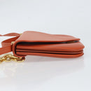 BOTTEGA VENETA Ketten-Schultertasche Leder 2-Wege Braun Gold Original 169800V-4