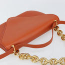 BOTTEGA VENETA Ketten-Schultertasche Leder 2-Wege Braun Gold Original 169800V-6